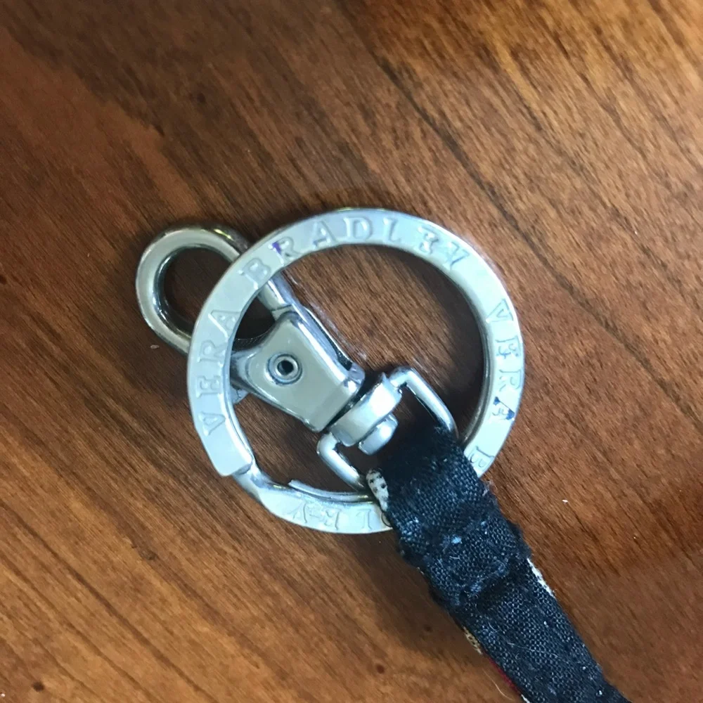 VERA BRADLEY Lanyard Clip & Key Ring in Pirouette Pattern